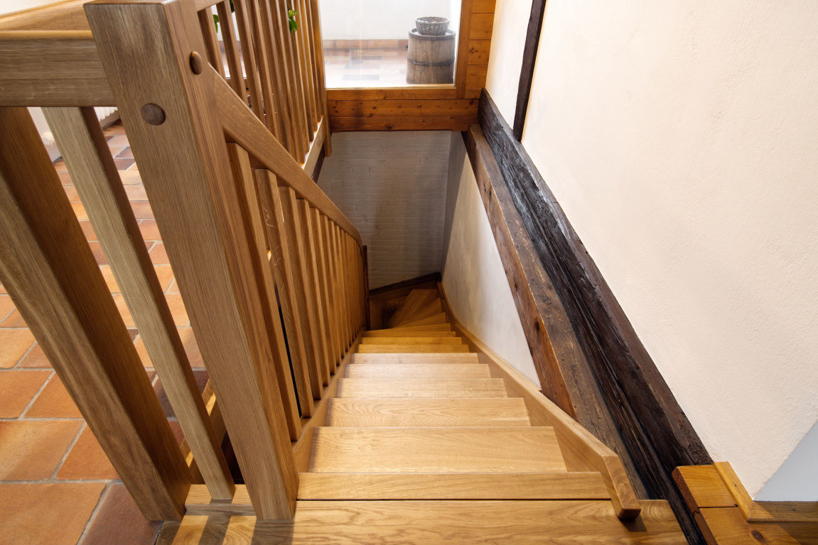Dřevěné schody